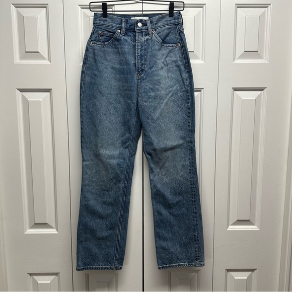 Aritzia Denim Forum The Pin-Up Super High Straight Size 26 - Picture 2 of 13
